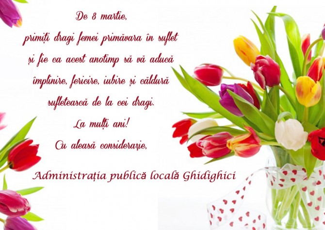 8 martie 2018 ghidighici